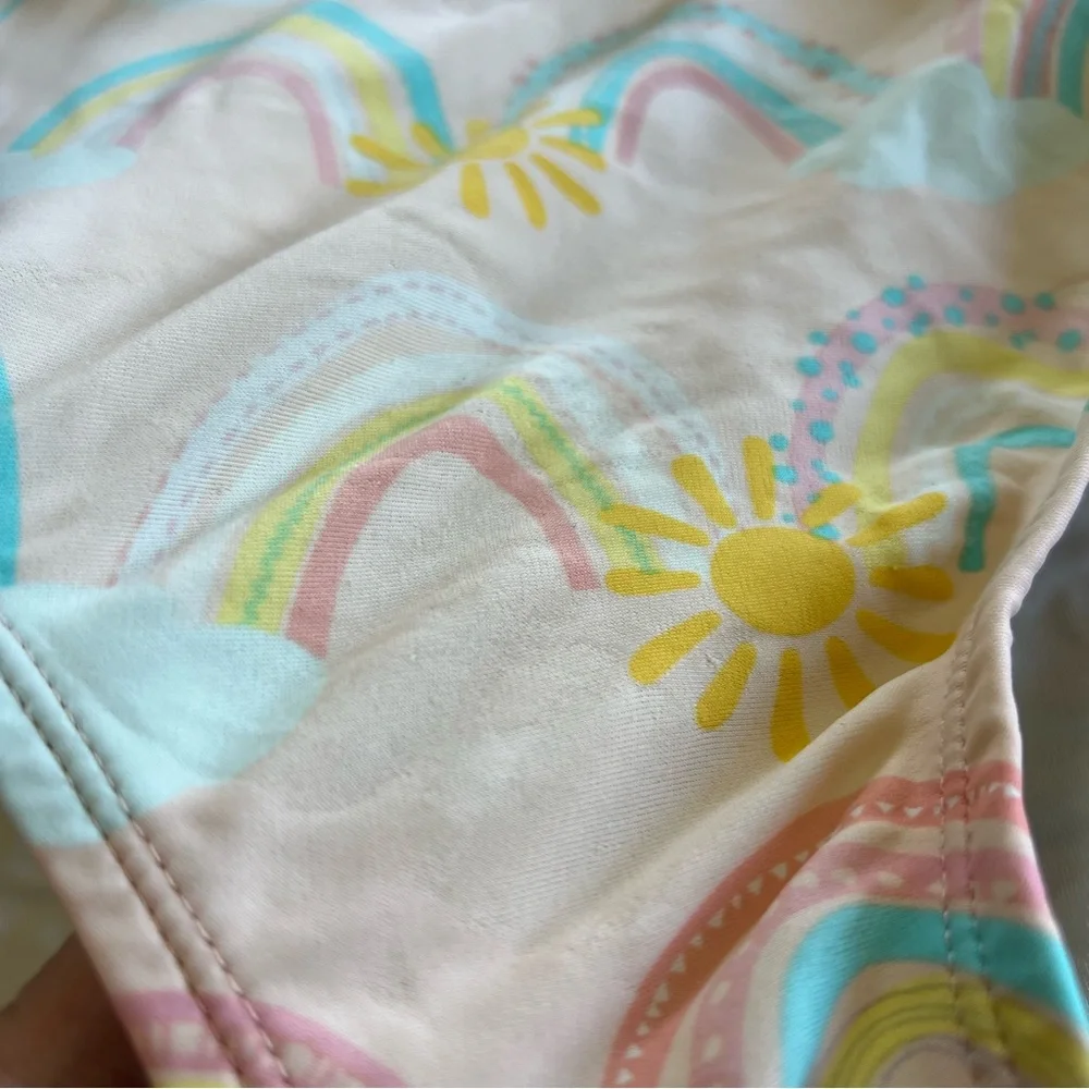 Matilda Jane Dream Chasers Rainbow Groove Swimsuit Girls Size 6 Swim Pool Beach